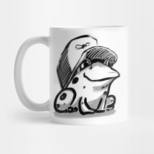 Frog in a baseball hat Mug